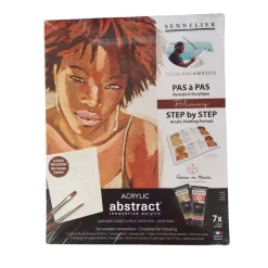 Kit pintura acrílica paso a paso Abstract Blessing Titouan Lamazou Sennelier