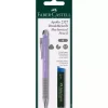 Kit Portaminas Apollo B 0,7mm + Minas Faber-Castell