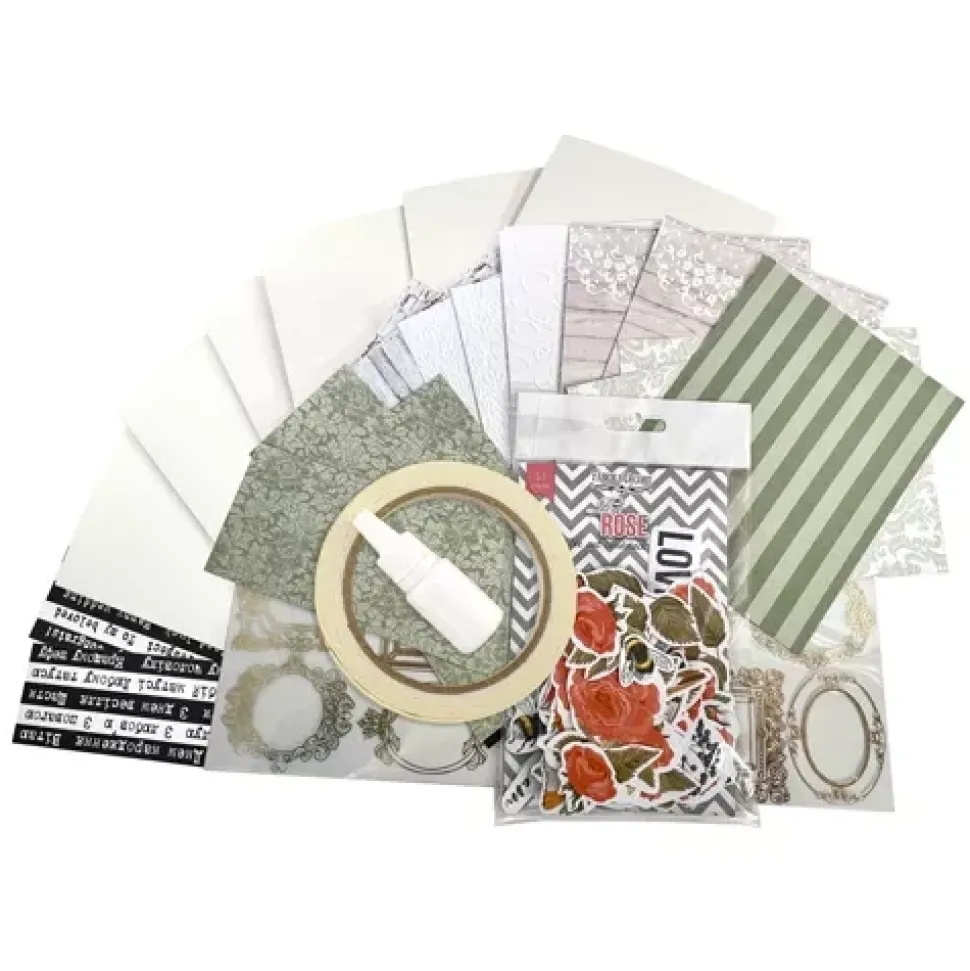 Kit Tarjetas Roses Dreams Fabrika Decoru