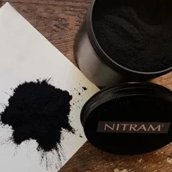 Lata de carbón en polvo Nitram 175gr