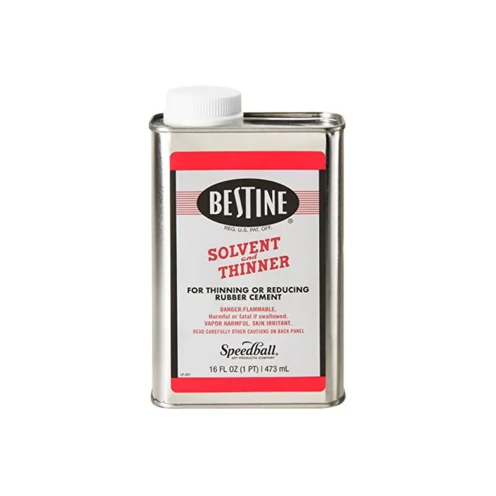 Lata de disolvente para cemento de caucho Speedball 473ml