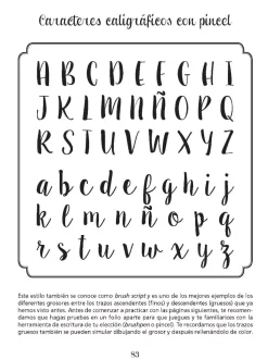 Lettering Creativo y Caligrafía Moderna ejercicios para principiantes