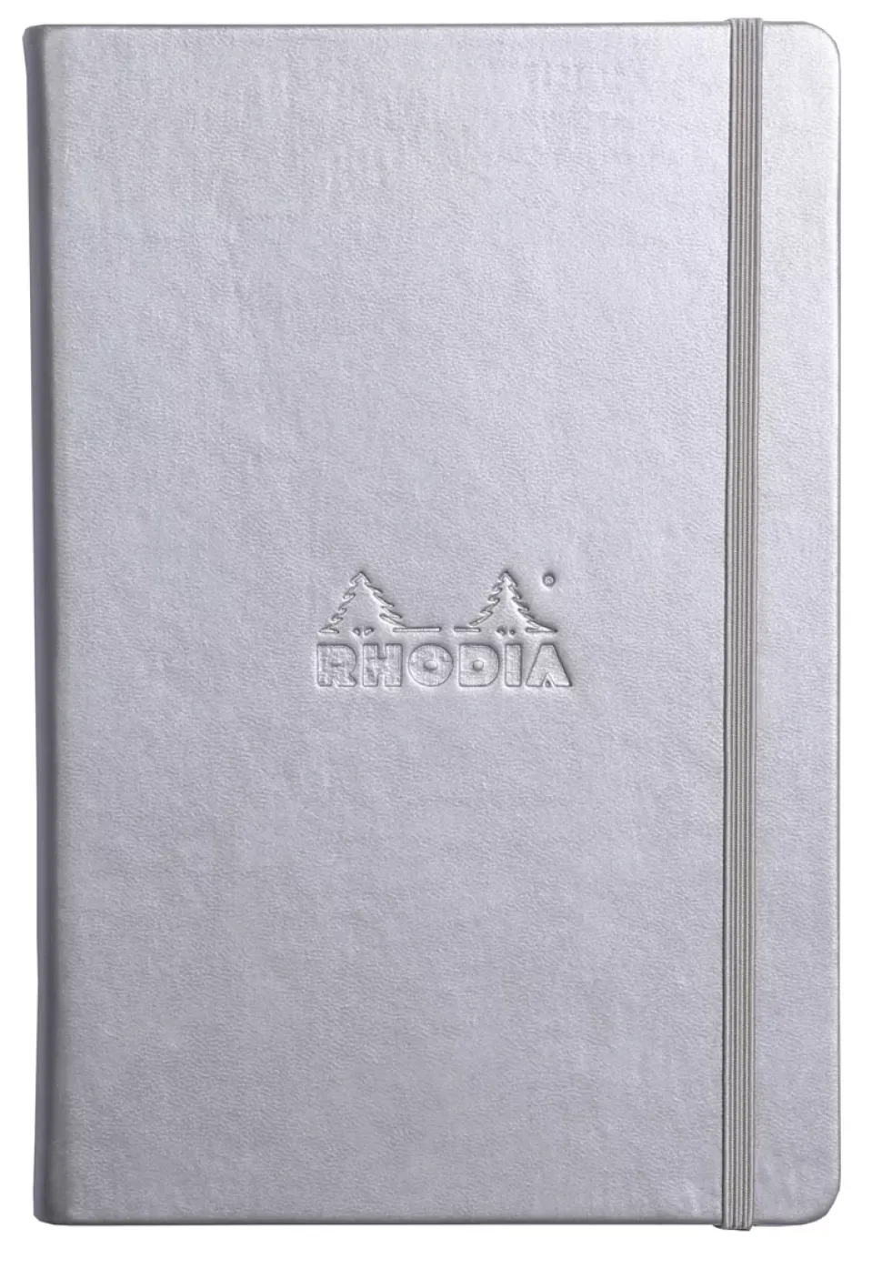 Libreta con puntos plata A5 Rhodia