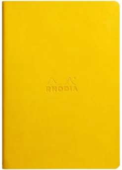 Libreta cosida con puntos Amarillo A5 Rhodia