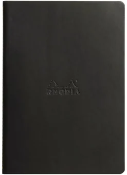 Libreta cosida con puntos Negro A5 Rhodia