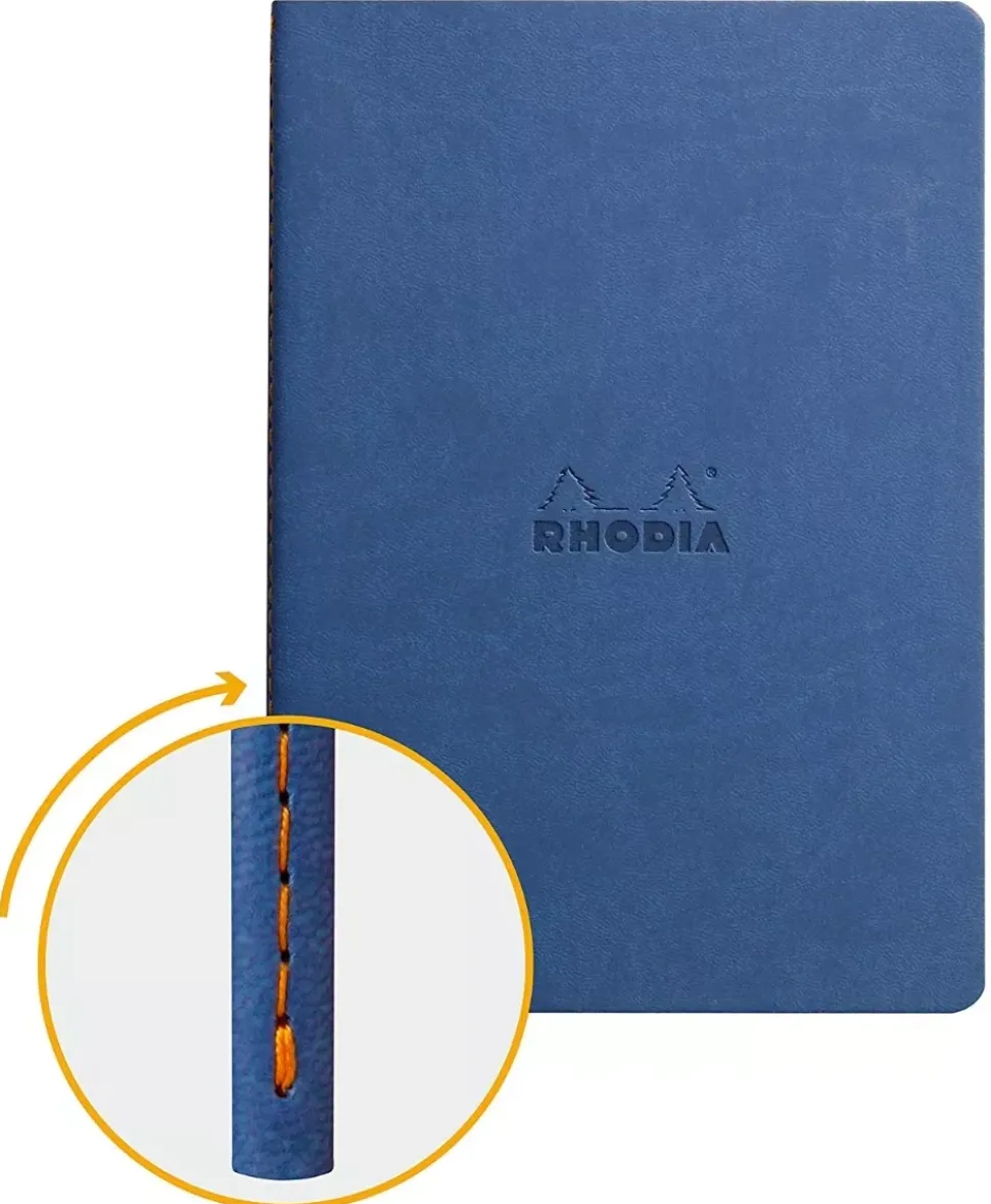 Libreta cosida con puntos Zafiro A5 Rhodia
