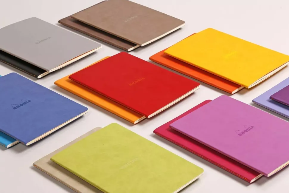 Libreta cosida con puntos Zafiro A5 Rhodia