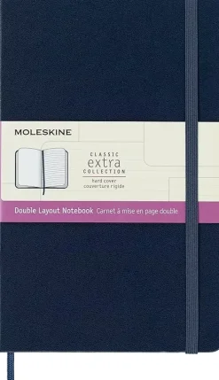 Libreta Profesional Azul Zafiro Lisa Rayas Moleskine 13x21cm