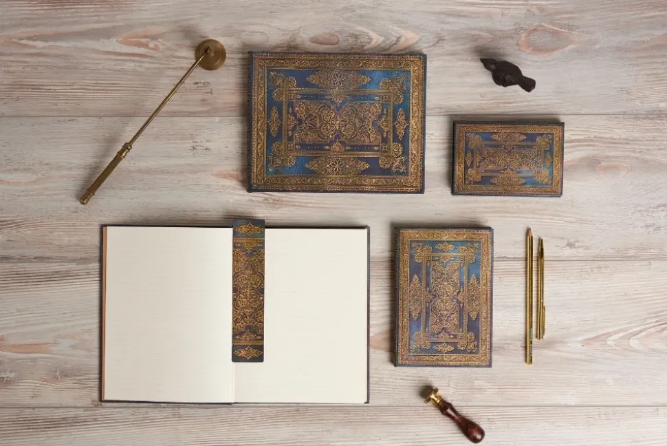 Libro de visitas Lujo Azul Paperblanks 22,5x18cm 120g/m²