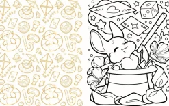 Lindas figuras Chibis para colorear