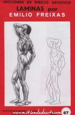 Láminas de dibujo artístico por Emilio Freixas SR67 Anatomía masculina I
