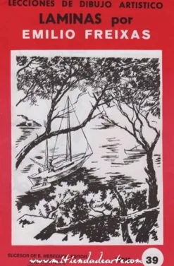 Láminas de dibujo artístico por Emilio Freixas SR39 Marinas