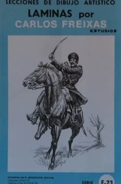 Láminas de dibujo artístico por Carlos Freixas Serie Azul E23 Jinetes