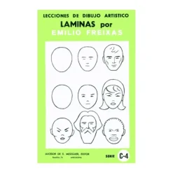 Láminas de dibujo artístico por Emilio Freixas C4 Rostros