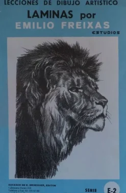 Láminas de dibujo artístico por Emilio Freixas E02 Cabezas de animales