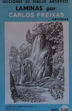 Láminas de dibujo artístico por Carlos Freixas Serie Azul E24 Paisajes II
