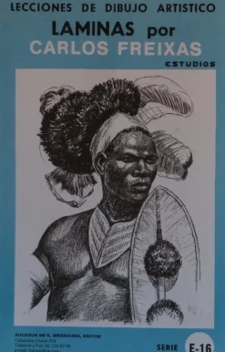 Láminas de dibujo artístico por Carlos Freixas Serie Azul E16 Tipos exóticos II