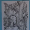 Láminas de dibujo artístico por Carlos Freixas Serie Azul E28 Patios y calles típicos