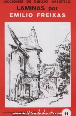 Láminas de dibujo artístico por Emilio Freixas SR11 Paisajes y jardines