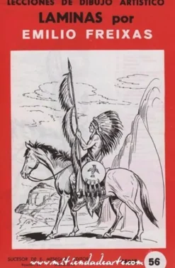 Láminas de dibujo artístico por Emilio Freixas SR56 Indios