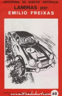 Láminas de dibujo artístico por Emilio Freixas SR40 Automóviles deportivos