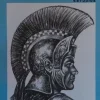Láminas de dibujo artístico por Emilio Freixas E01 Cabezas de guerreros