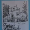 Láminas de dibujo artístico por Carlos Freixas Serie Azul E20 Rincones típicos