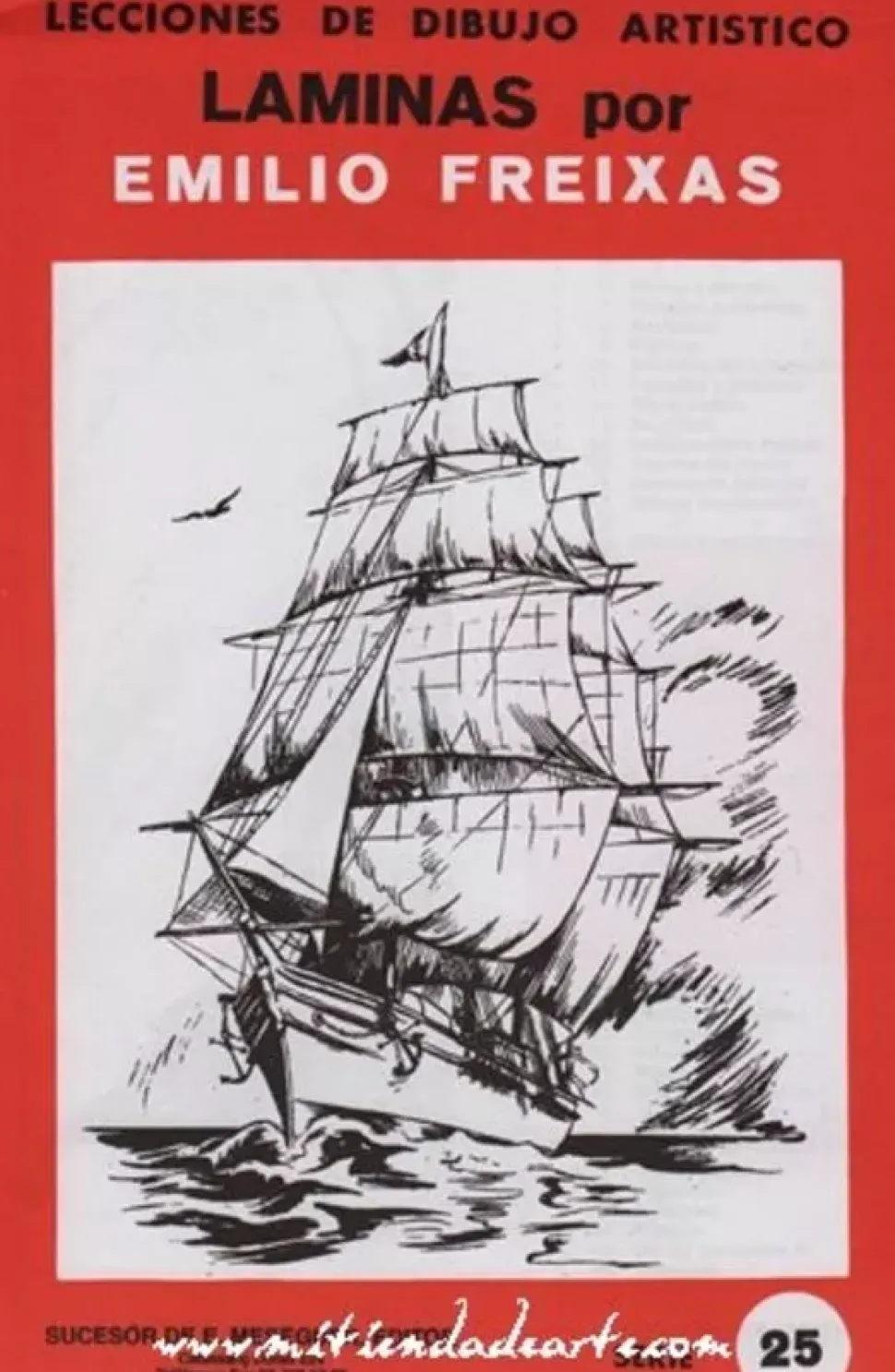 Láminas de dibujo artístico por Emilio Freixas SR25 Embarcaciones I