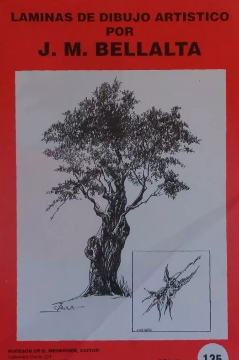 Láminas de dibujo artístico por J.M. Bellalta 135 Arboles II