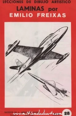 Láminas de dibujo artístico por Emilio Freixas SR28 Aviación