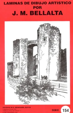 Láminas de dibujo artístico por Emilio Freixas SR154 Castillos