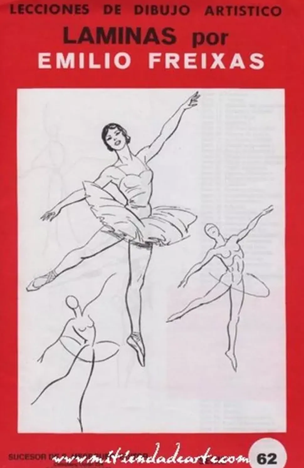 Láminas de dibujo artístico por Emilio Freixas SR62 Ballet I