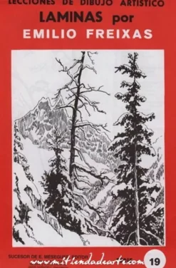 Láminas de dibujo artístico por Emilio Freixas SR19 Dibujo a pluma (paisaje)