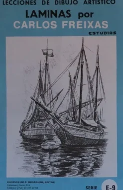 Láminas de dibujo artístico por Emilio Freixas E09 Marinas