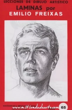 Láminas de dibujo artístico por Emilio Freixas SR65 Rostros masculinos