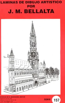 Láminas de dibujo artístico por Emilio Freixas SR157 Bruselas