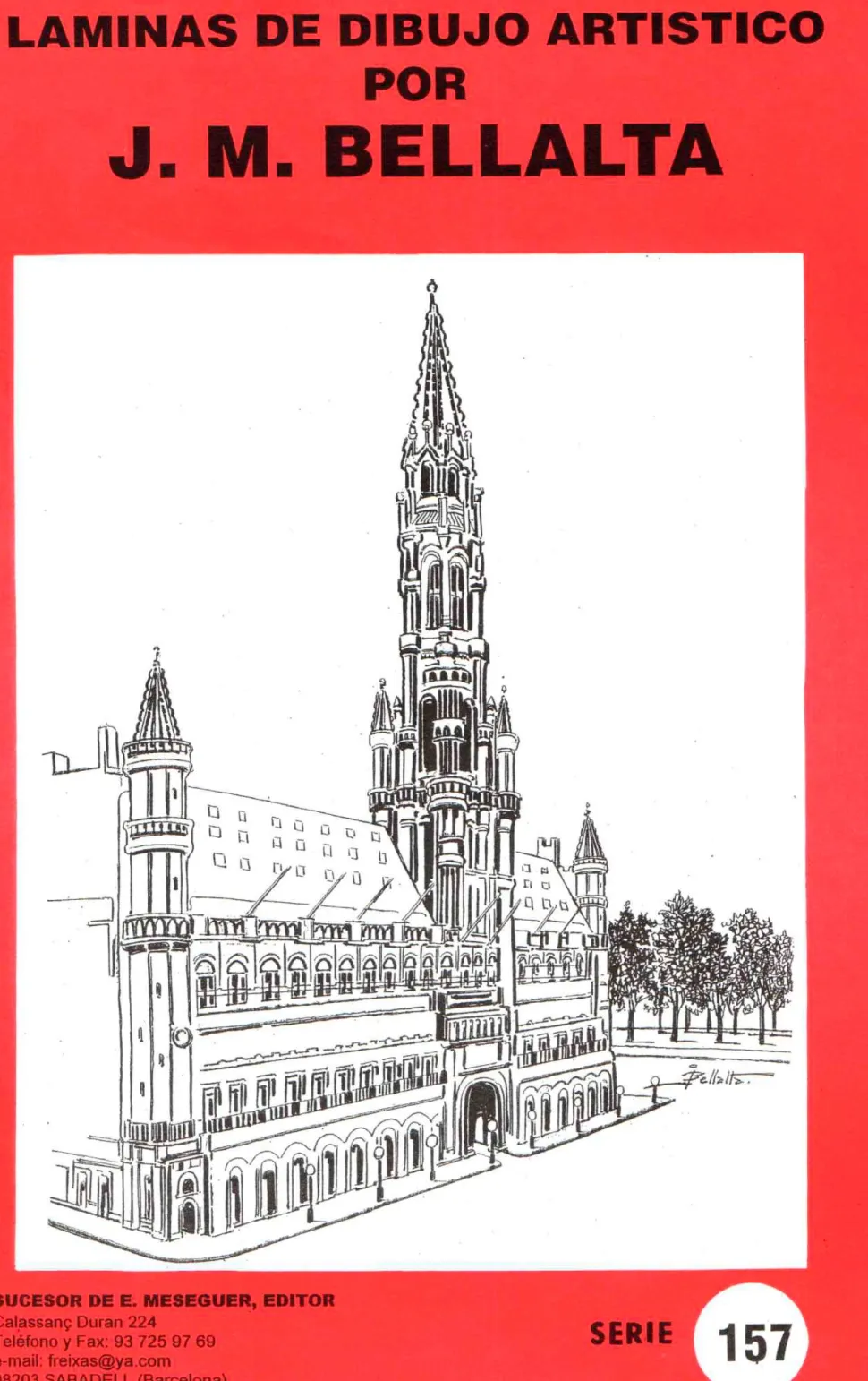 Láminas de dibujo artístico por Emilio Freixas SR157 Bruselas