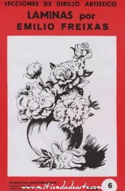 Láminas de dibujo artístico por Emilio Freixas SR06 Flores y plantas