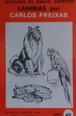 Láminas de dibujo artístico por Emilio Freixas SR49 Animales de compañía