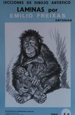 Láminas de dibujo artístico por Emilio Freixas E06 Figuras de animales