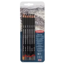 Lápices de carboncillo de colores Derwent