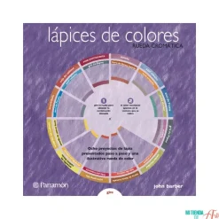 Lápices de colores rueda cromática