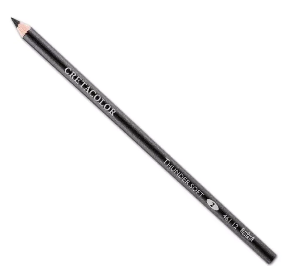 Lápiz carbón Thunder Soft 461 12 Cretacolor