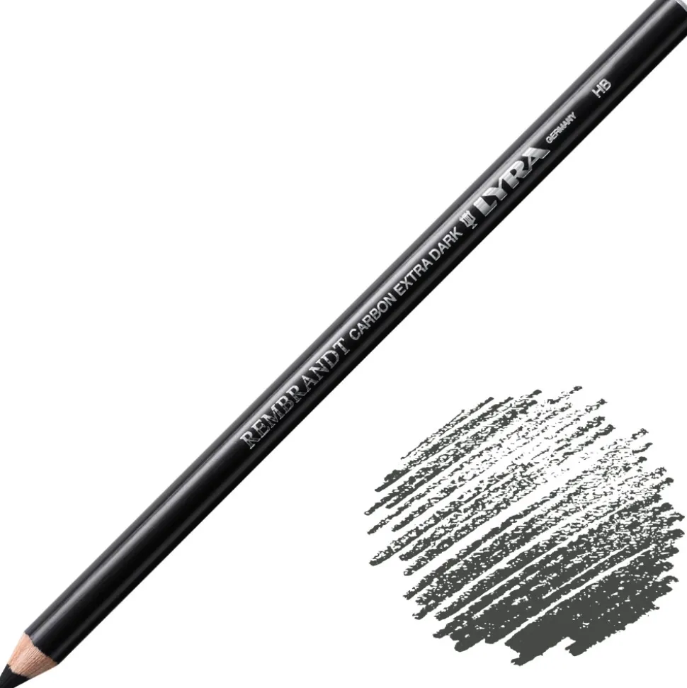 Lápiz de carbón extra oscuro Rembrandt Lyra
