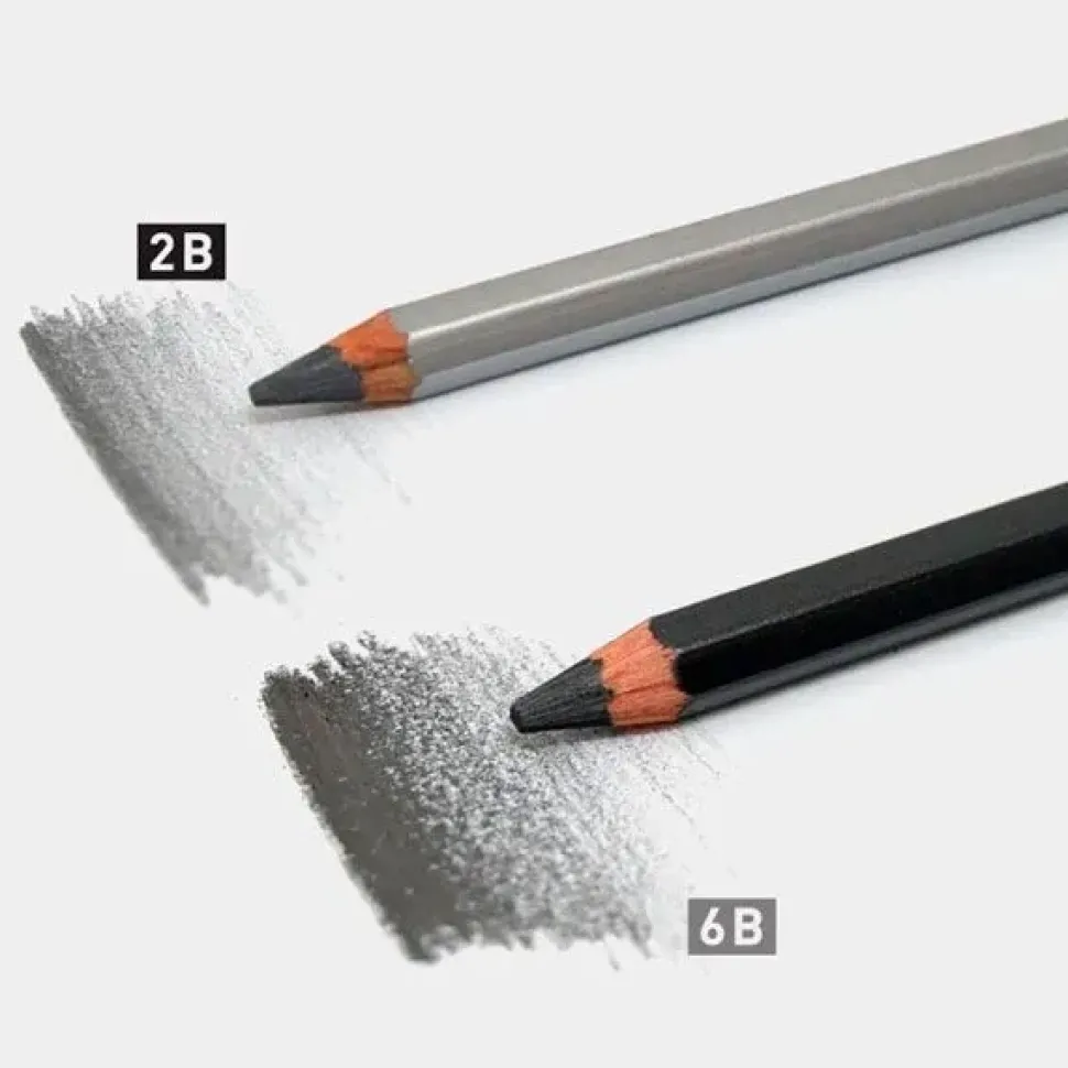 Lápiz de grafito acuarelable 2B Gris claro ArtGraf