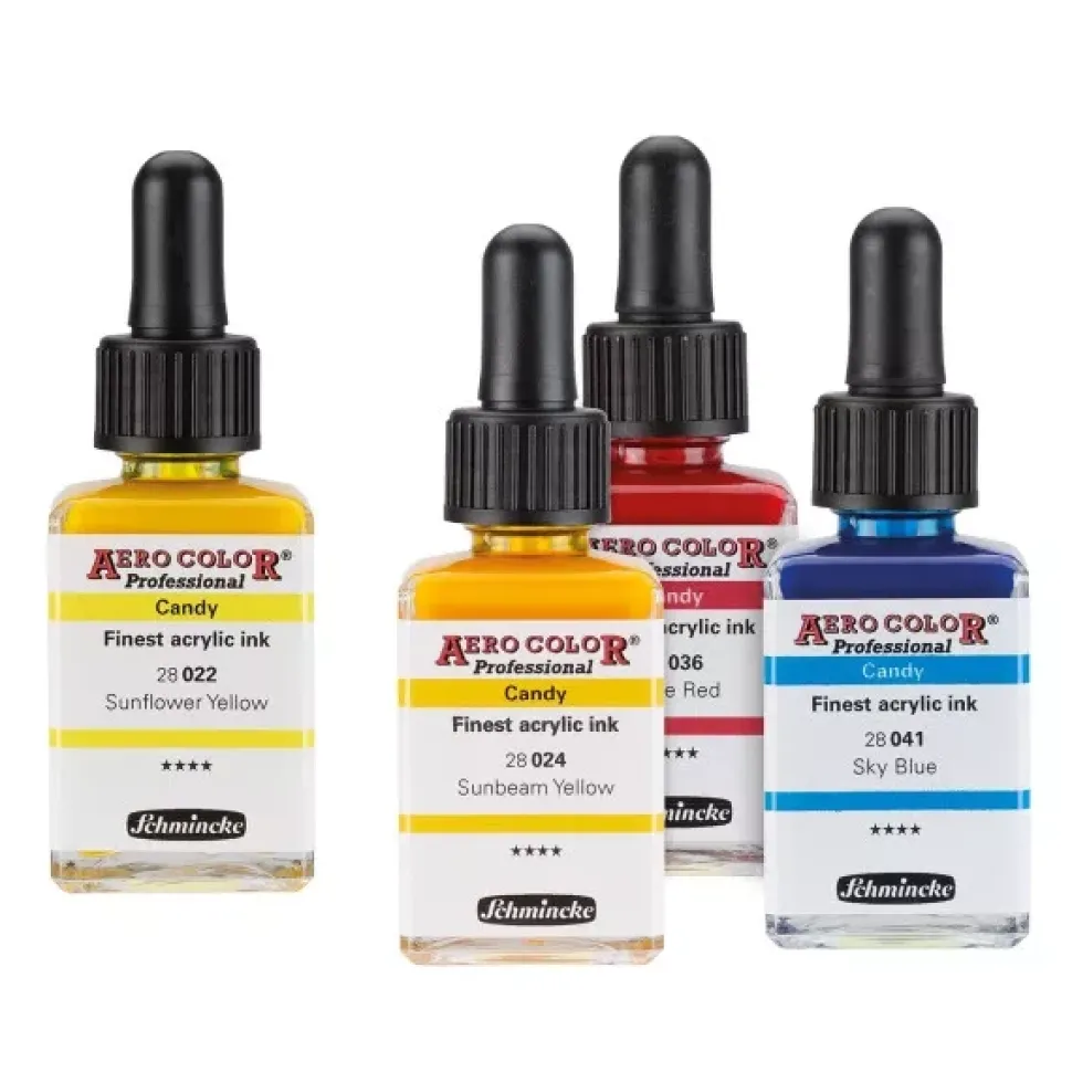 Maletín 37 tintas líquidas AeroColor Profesional Schmincke 28ml