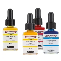 Maletín 16 tintas líquidas AeroColor Profesional Schmincke 28ml
