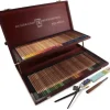 Maletín de Madera 100 Lápices de Colores Acuarelables Rembrandt Aquarell Lyra