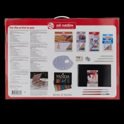 Maletín de madera 158 Piezas multitécnicas Art Creation Talens