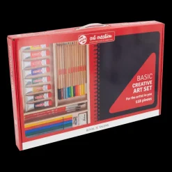 Maletín de madera 118 Piezas multitécnicas Art Creation Talens